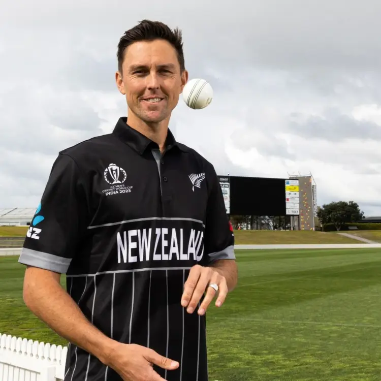 New Zealand's 1996 jersey, black with silver fern